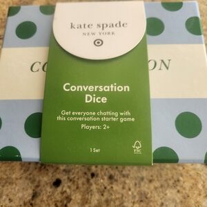 Kate Spade Green and Blue Conversation Dice